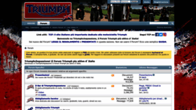 What Forumtriumphchepassione.com website looked like in 2023 (1 year ago)