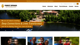 What Forestsprings.us website looked like in 2023 (1 year ago)