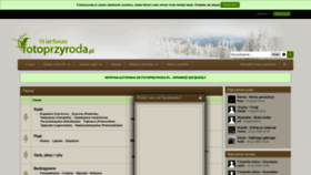 What Fotoprzyroda.pl website looked like in 2023 (1 year ago)