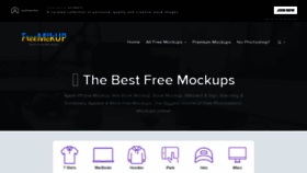 What Free-mockup.com website looked like in 2023 (1 year ago)