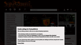 What Fantasywelt.de website looked like in 2023 (1 year ago)