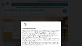 What Fti.de website looked like in 2023 (1 year ago)