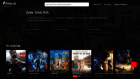 What Film.nl website looked like in 2023 (1 year ago)