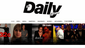 What Fashionweekdaily.com website looked like in 2023 (1 year ago)