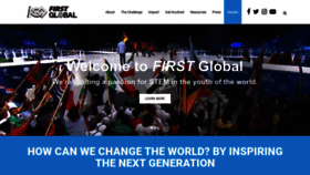 What First.global website looked like in 2023 (1 year ago)
