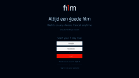 What Film1.nl website looked like in 2023 (3 years ago)