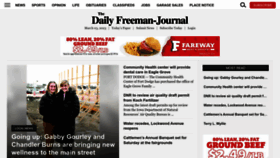 What Freemanjournal.net website looked like in 2023 (1 year ago)
