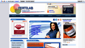 What Fertilab.net website looked like in 2023 (1 year ago)