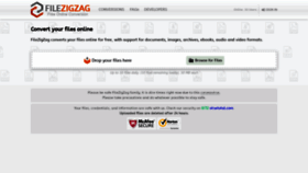 What Filezigzag.com website looked like in 2023 (1 year ago)