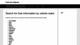 What Fusesdiagram.com website looked like in 2023 (2 years ago)
