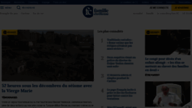 What Famillechretienne.fr website looked like in 2023 (1 year ago)