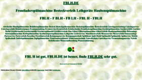 What Fblh.de website looked like in 2023 (3 years ago)