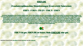 What Fden.de website looked like in 2023 (2 years ago)