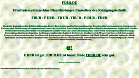 What Fdur.de website looked like in 2023 (3 years ago)
