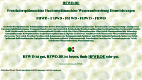What Fhwd.de website looked like in 2023 (1 year ago)