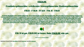 What Fikh.de website looked like in 2023 (1 year ago)