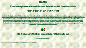What Fizp.de website looked like in 2023 (3 years ago)