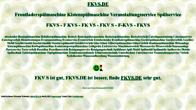What Fkvs.de website looked like in 2023 (1 year ago)