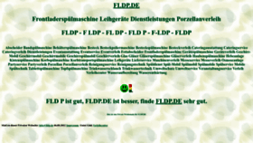 What Fldp.de website looked like in 2023 (1 year ago)