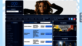 What Frontrowtickets.com website looked like in 2023 (1 year ago)