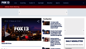 What Fox13seattle.com website looked like in 2023 (1 year ago)