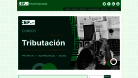 What Fiscal-impuestos.com website looked like in 2023 (1 year ago)