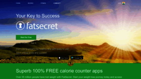 What Fatsecret.co.in website looked like in 2023 (1 year ago)