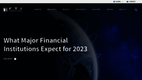 What Fticonsulting.com website looked like in 2023 (1 year ago)