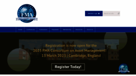 What Fma.org website looked like in 2023 (1 year ago)