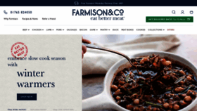 What Farmison.com website looked like in 2023 (1 year ago)