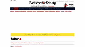 What Fudder.de website looked like in 2023 (1 year ago)
