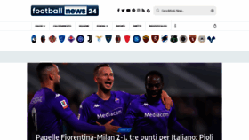 What Footballnews24.it website looked like in 2023 (1 year ago)