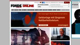 What Fondsprofessionell.at website looked like in 2023 (1 year ago)