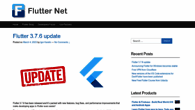 What Flutter-net.com website looked like in 2023 (1 year ago)