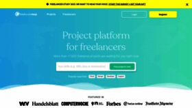 What Freelancermap.com website looked like in 2023 (1 year ago)