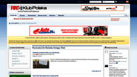 What Fiatklubpolska.pl website looked like in 2023 (1 year ago)