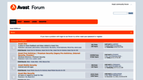 What Forum.avast.com website looked like in 2023 (1 year ago)