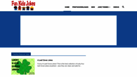 What Funkidsjokes.com website looked like in 2023 (1 year ago)