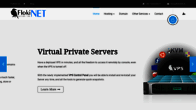What Flokinet.is website looked like in 2023 (2 years ago)