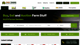 What Farmtender.com.au website looked like in 2023 (1 year ago)