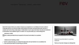 What Fev.com website looked like in 2023 (1 year ago)