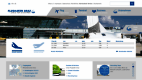 What Flughafen-graz.at website looked like in 2023 (1 year ago)