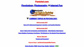 What Fenichel.com website looked like in 2023 (1 year ago)