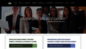 What Frontlinesourcegroup.com website looked like in 2023 (1 year ago)