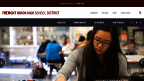 What Fuhsd.org website looked like in 2023 (1 year ago)