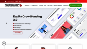 What Fundraisingscript.com website looked like in 2023 (1 year ago)