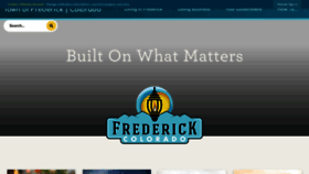 What Frederickco.gov website looked like in 2023 (1 year ago)