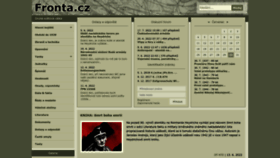 What Fronta.cz website looked like in 2023 (1 year ago)