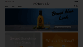What Foreverliving.com website looked like in 2023 (1 year ago)