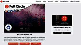 What Fullcirclemagazine.org website looked like in 2023 (2 years ago)
